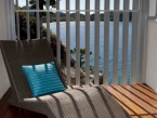 A quiet spot to read in the Beach room.